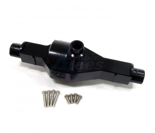 GPM Racing Tamiya CR01 Aluminum Front/rear Axle Case - 2pcs Set Black