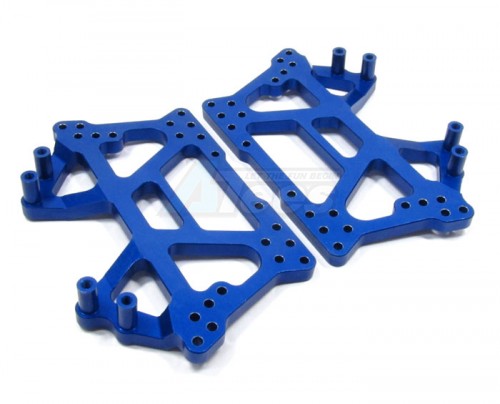GPM Racing Tamiya CR01 Aluminum Side Frame - 2 Pieces Set Blue