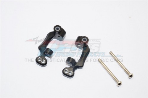 GPM Racing Traxxas Craniac Aluminium Front C-Hub - 1Pr Set Black