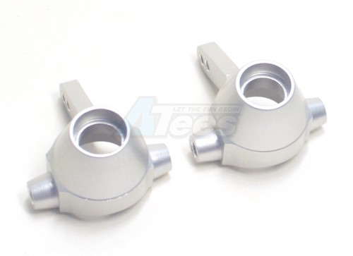 GPM Racing Tamiya DF-02 Aluminum Front Knuckle Arm - 1 Pair Silver