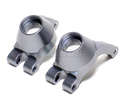 GPM Racing Tamiya DF-02 Aluminum Rear Knuckle Arm With Delrin Collars - 1pr Set Gun Metal