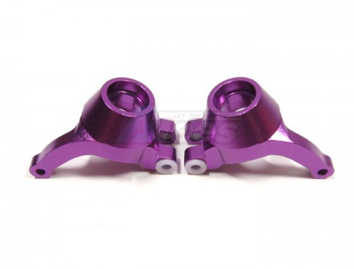 GPM Racing Tamiya DF-02 Aluminum Rear Knuckle Arm With Delrin Collars - 1pr Set Purple