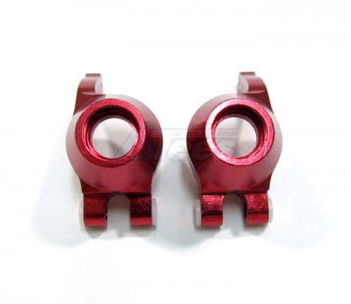 GPM Racing Tamiya DF-02 Aluminum Rear Knuckle Arm With Delrin Collars - 1pr Set Red