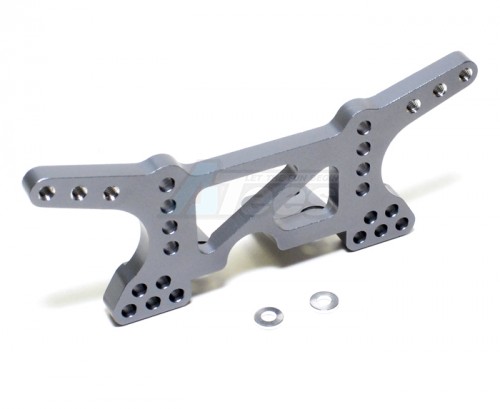 GPM Racing Tamiya DF-03 Aluminum Front Shock Tower With Collars - 1pc Set Gun Metal