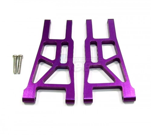GPM Racing Tamiya DF-03 Aluminum Front Lower Arm With Screws - 1pr Set Purple