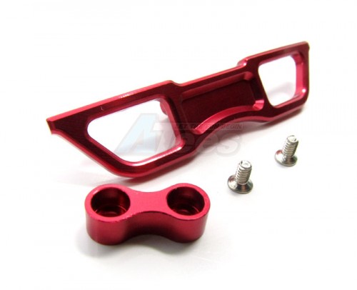 GPM Racing Team Losi Micro Desert Truck Aluminum Front Bumper - 2 Pieces Set Red
