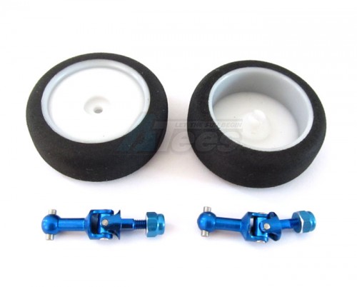 GPM Racing HPI Micro RS4 / Drift Delrin Front Mounted Foam Tire + Mh215a 1pr