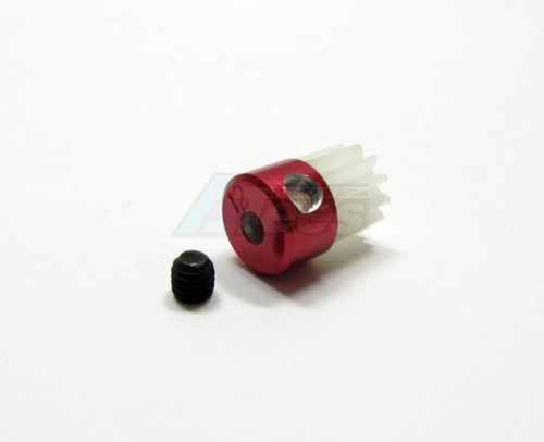 GPM Racing Kyosho Mini Inferno Delrin Motor Gear (12T) - 1 pc Red