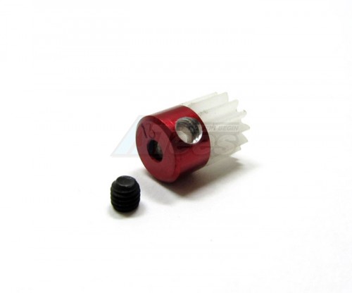 GPM Racing Kyosho Mini Inferno ST Delrin Motor Gear (13t) - 1pc Set Red