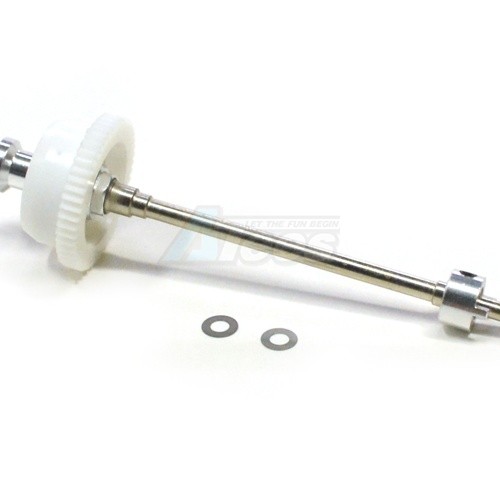 GPM Racing Kyosho Mini-Z Monster Delrin Ball Differential + Steel Shaft - 1/16 Ball + Aluminum Mount - 1pc Set Silver