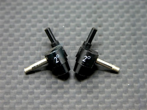 GPM Racing Kyosho Mini-Z MR-02 Delrin Front Knuckle Arm Set (2 Degree Caster) 1 Pair Black