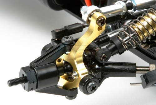 GPM Racing Kyosho Mini-Z AWD Delrin Front / Rear Ridge Rims (5p, 3.5mm Off Set, Width 8.3mm) With Tires 1 Pair Set Black