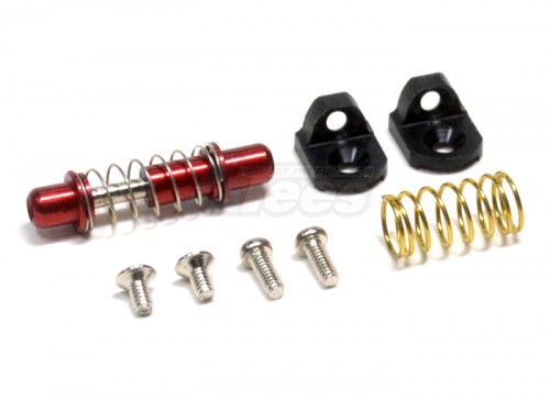 GPM Racing Kyosho Mini-Z F1 Spring Damper+s/spring+delrin Mount-1 Piece Red