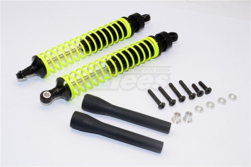 GPM Racing Miscellaneous All Aluminum Oil-Filled Adjustable Threaded Shocks 120MM 1 Pair Black