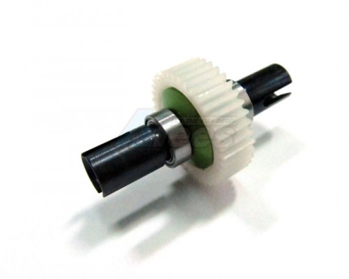 GPM Racing Team Losi Mini-Baja Steel Hub+delrin Ball Differential Completed Set With Bearing - 1set(special Design) Green