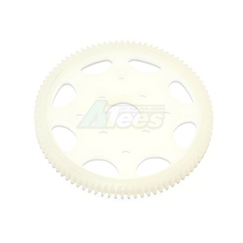 GPM Racing HPI Sprint 2 Delrin Spur Gear 48 Pitch 87T - 1Pc White