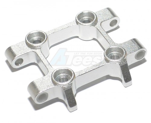 GPM Racing Tamiya DT-03 Aluminium Front Suspension Arm Mount - 1Pc Silver