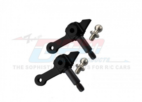 GPM Racing Tamiya DT-03 Aluminium Front Knuckle Arm - 1Pair Black