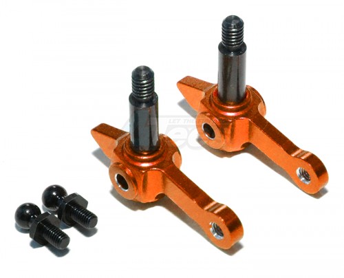 GPM Racing Tamiya DT-03 Aluminium Front Knuckle Arm - 1Pair Orange