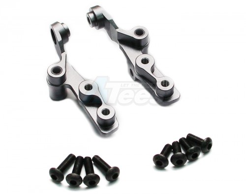 GPM Racing Tamiya DT-03 Aluminum Front Shock Tower Support Mounts 1 pair Gun Metal