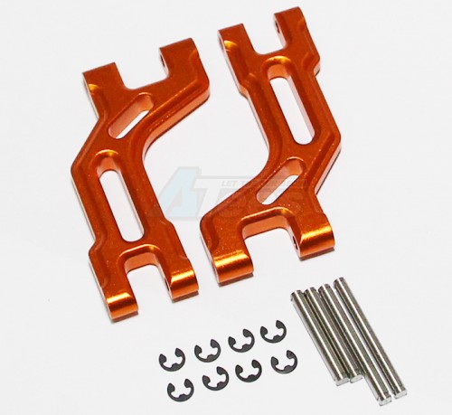 GPM Racing Tamiya DT-03 Aluminium Rear Adjustable Upper Arm (Tie Rod Design) - 1Pair Orange