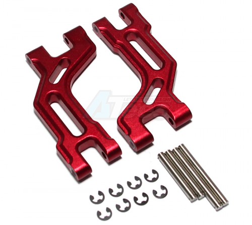 GPM Racing Tamiya DT-03 Aluminium Rear Adjustable Upper Arm (Tie Rod Design) - 1Pair Red