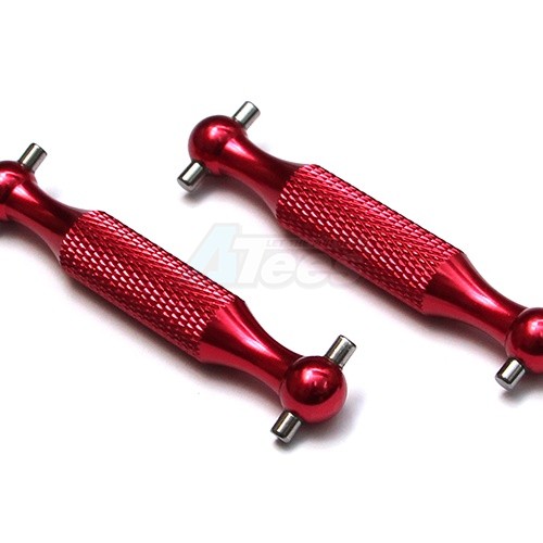 GPM Racing Tamiya DT-03 Aluminium Dog Bone (58mm)-1 Pair Red