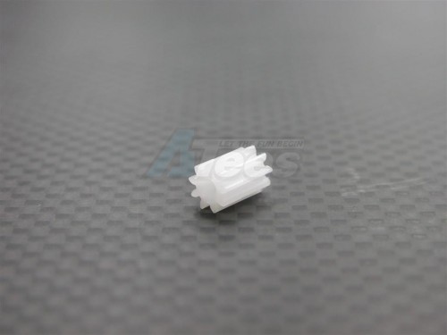 GPM Racing XMods Evolution Touring Delrin Motor Gear (9T) - 1 Pc White