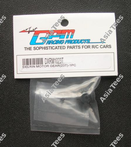 GPM Racing Xray M18 Delrin Motor Gear (23T) - 1pc Black