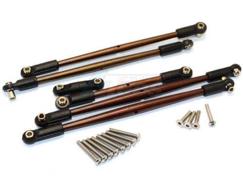 GPM Racing Traxxas E-Maxx 2 Spring Steel Full Set Turnbuckles -18Pc Set