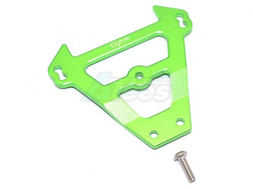GPM Racing Traxxas E-Revo Aluminium Front Bulkhead - 1Pc Set Green