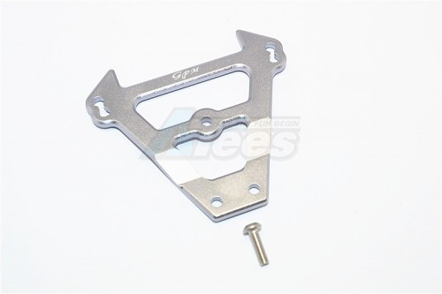 GPM Racing Traxxas E-Revo Aluminium Front Bulkhead - 1Pc Set Gun Metal