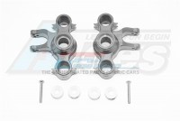 GPM Racing Traxxas E-Revo Aluminium Front/Rear Knuckle Arms - 8Pcs Set Gun Metal