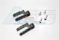 GPM Racing Traxxas E-Revo Aluminium Steering Servo Holder - 1Pr Set Black