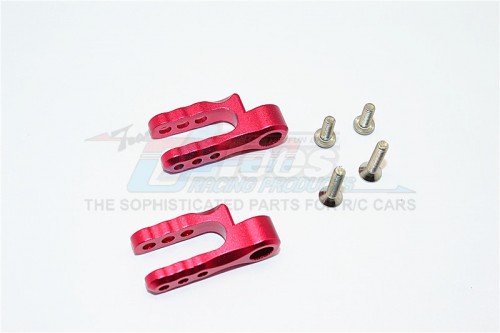GPM Racing Traxxas E-Revo Aluminium Steering Servo Holder - 1Pr Set Red