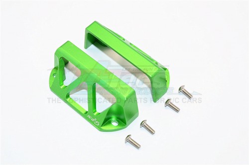 GPM Racing Traxxas E-Revo Aluminium Servo Protector - 2Pcs Set Green
