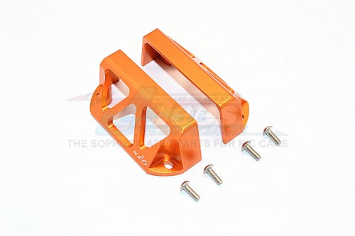 GPM Racing Traxxas E-Revo Aluminium Servo Protector - 2Pcs Set Orange