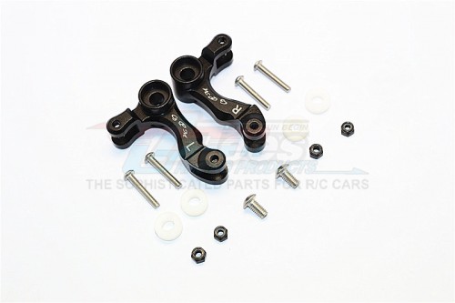 GPM Racing Traxxas E-Revo Aluminium Front Rocker Arm - 1Pr Set (For E-Revo 560871 Revo) Black