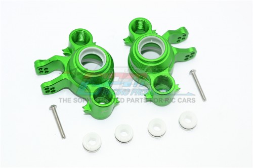 GPM Racing Traxxas E-Revo Aluminium Front/Rear Knuckle Arms - 8Pcs Set (For E-Revo VXL 86086-4) Green