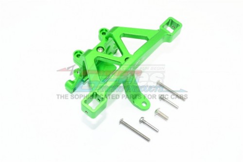 GPM Racing Traxxas E-Revo Aluminium Front Body Mount - 6Pcs Set (For E-Revo VXL 86086-4) Green
