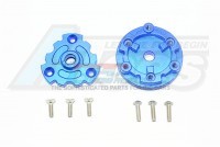 GPM Racing Traxxas E-Revo Aluminium Trasmission Cush Drive Housing - 8Pcs Set (For E-Revo VXL 86086-4) Blue