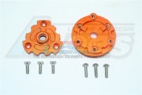 GPM Racing Traxxas E-Revo Aluminium Trasmission Cush Drive Housing - 8Pcs Set (For E-Revo VXL 86086-4) Orange