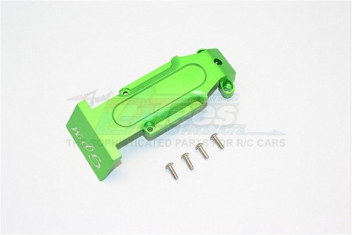 GPM Racing Traxxas E-Revo Aluminium Rear Skid Plate - 1Pc Set Green