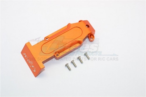 GPM Racing Traxxas E-Revo Aluminium Rear Skid Plate - 1Pc Set Orange