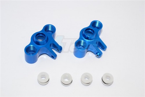 GPM Racing Traxxas 1/16 Mini E-Revo Aluminum Front/rear Knuckle Arm - 1 Pair Set Blue