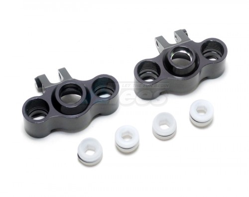 GPM Racing Traxxas 1/16 Mini E-Revo Aluminum Front/rear Knuckle Arm - 1 Pair Set Black