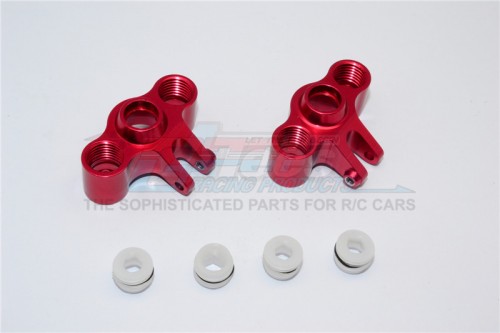 GPM Racing Traxxas 1/16 Mini E-Revo Aluminum Front/rear Knuckle Arm - 1 Pair Set Red