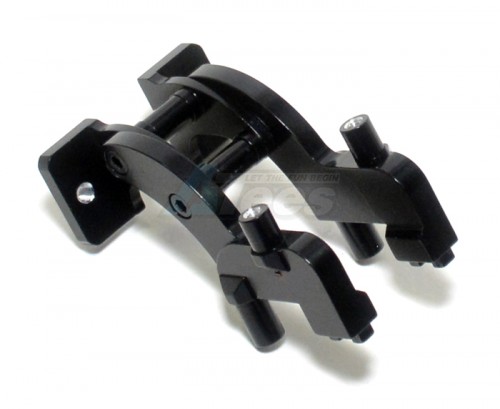 GPM Racing Traxxas 1/16 Mini E-Revo Aluminum Rear Wing Mount - 1 Set Black