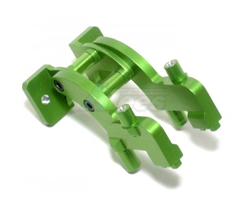GPM Racing Traxxas 1/16 Mini E-Revo Aluminum Rear Wing Mount - 1 Set Green
