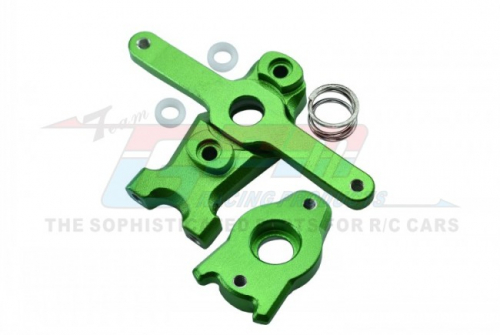 GPM Racing Traxxas 1/16 Mini E-Revo Aluminum Steering Assembly - 3pcs Set Green